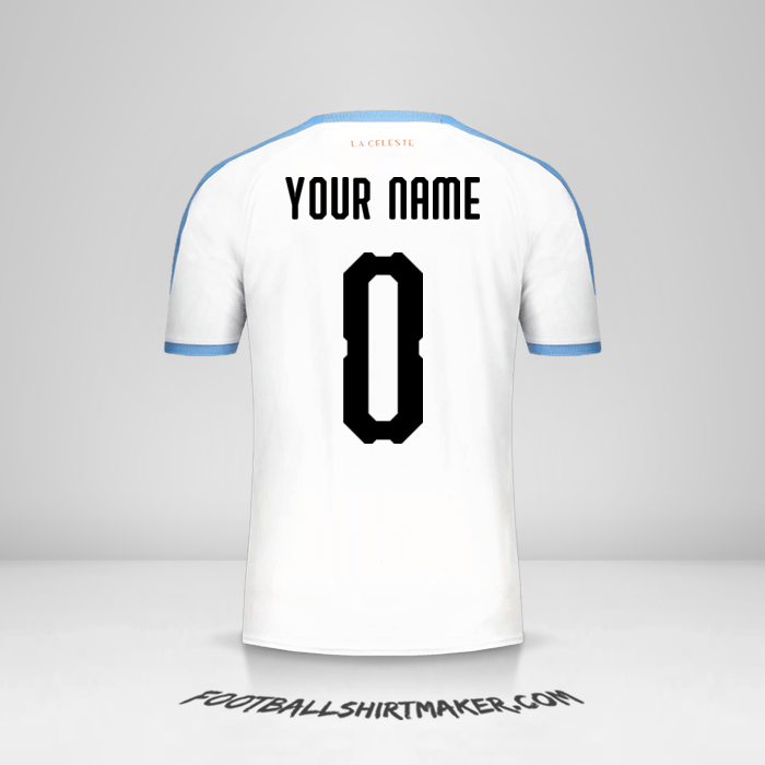 Shirt Uruguay Copa América 2019 II -  your name - 0