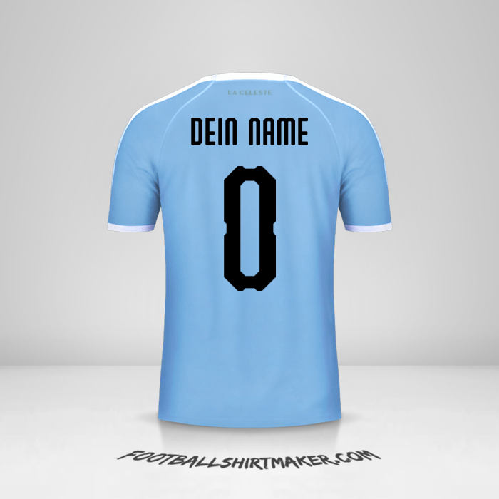 Trikot Uruguay Copa América 2019 -  dein name - 0