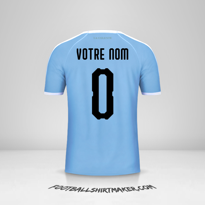 Maillot Uruguay Copa América 2019 -  votre nom - 0