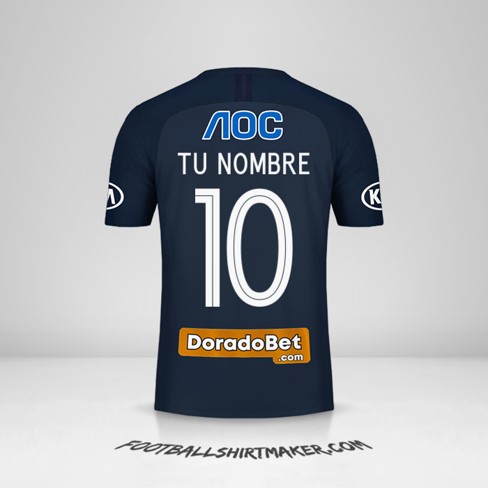 Jersey Club Alianza Lima 2019 II número 10 tu nombre