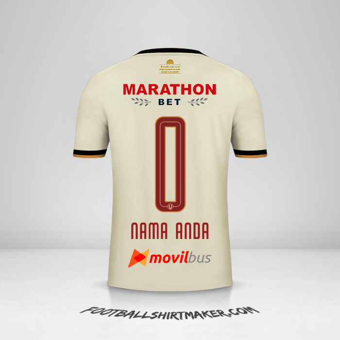 Jersey Universitario 2019 -  nama anda - 0