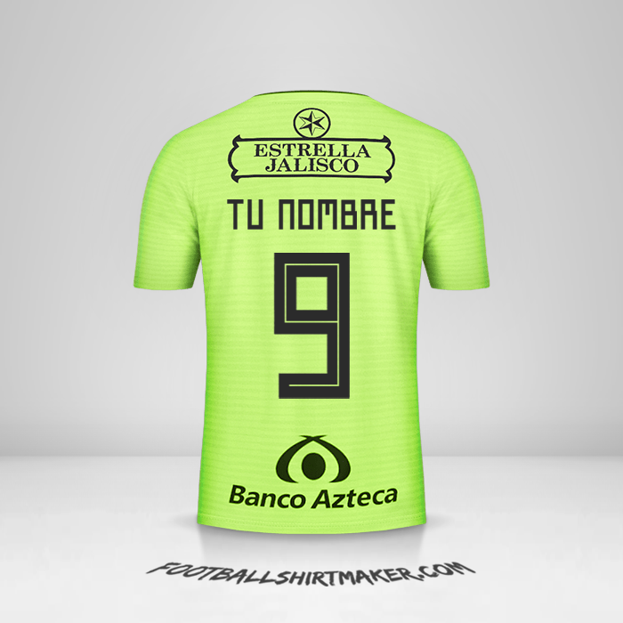 Jersey Atlas 2019 III número 9 tu nombre