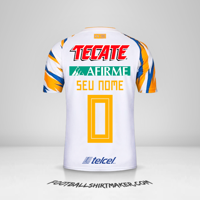 Camisa Tigres UANL 2019 III -  seu nome - 0