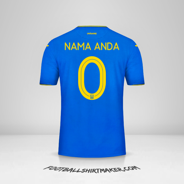 Jersey Ukraina 2018/19 II -  nama anda - 0