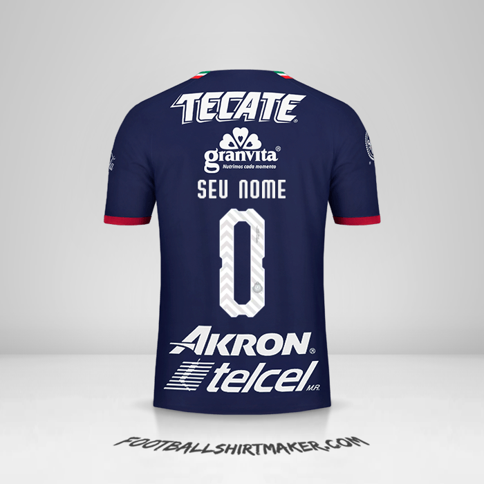 Camisa Guadalajara 2018/19 III -  seu nome - 0