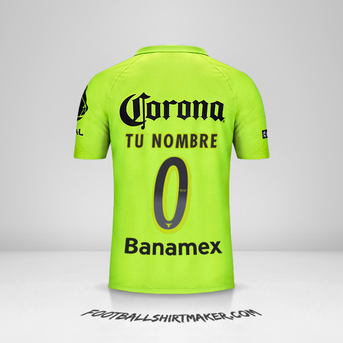 Camiseta Club America 2014/15 III número 0 tu nombre