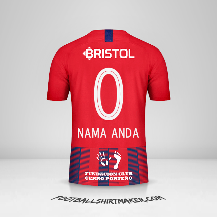 Jersey Club Cerro Porteño 2019 -  nama anda - 0