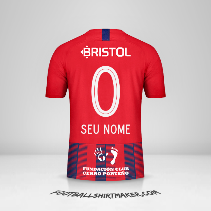 Camisa Club Cerro Porteño 2019 -  seu nome - 0