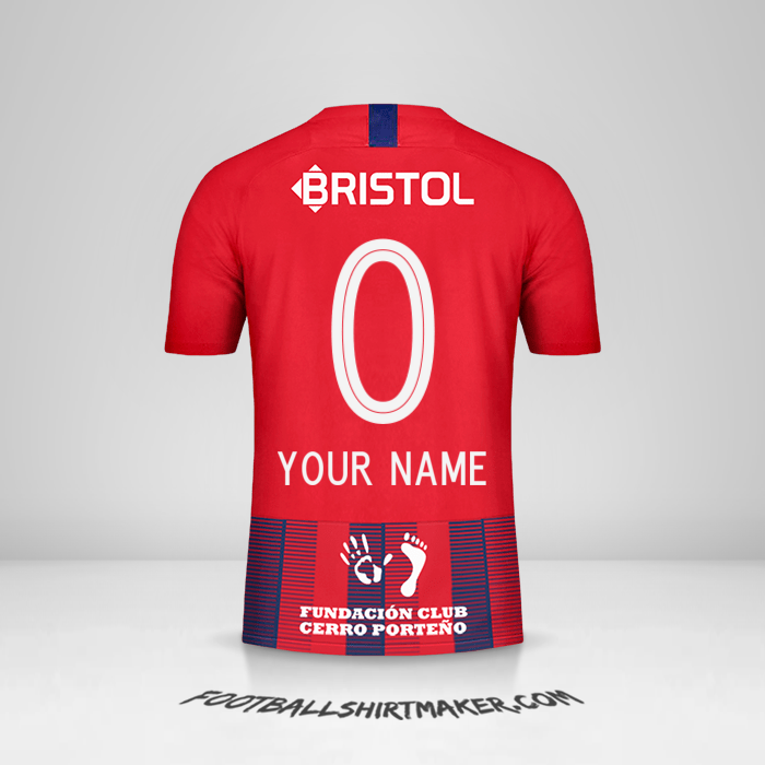 Jersey Club Cerro Porteño 2019 -  your name - 0