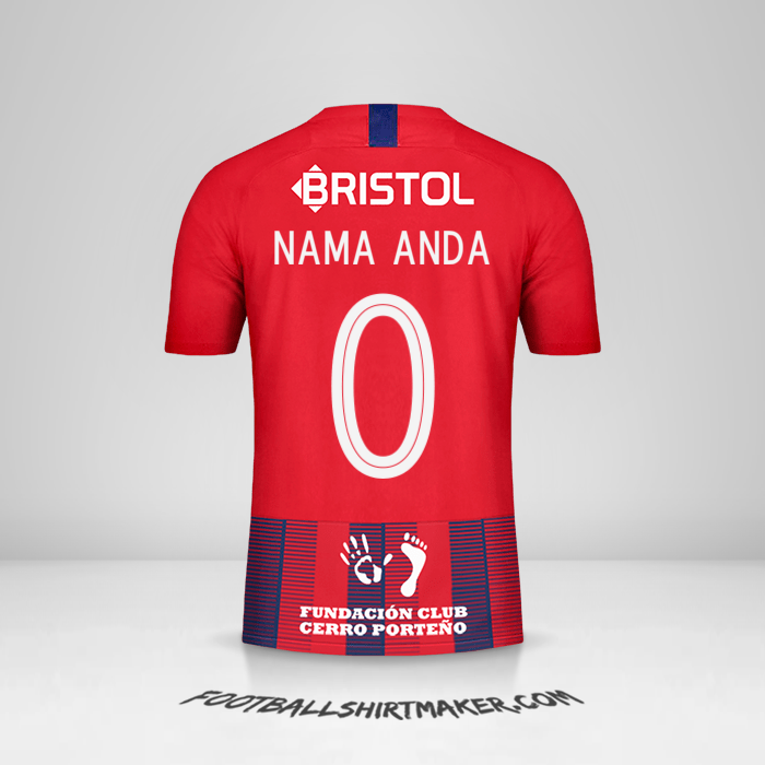 Jersey Club Cerro Porteño Libertadores 2019 -  nama anda - 0