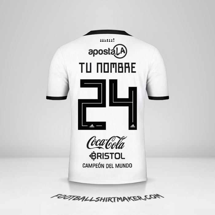 Jersey Club Olimpia Libertadores 2019 número 24 tu nombre