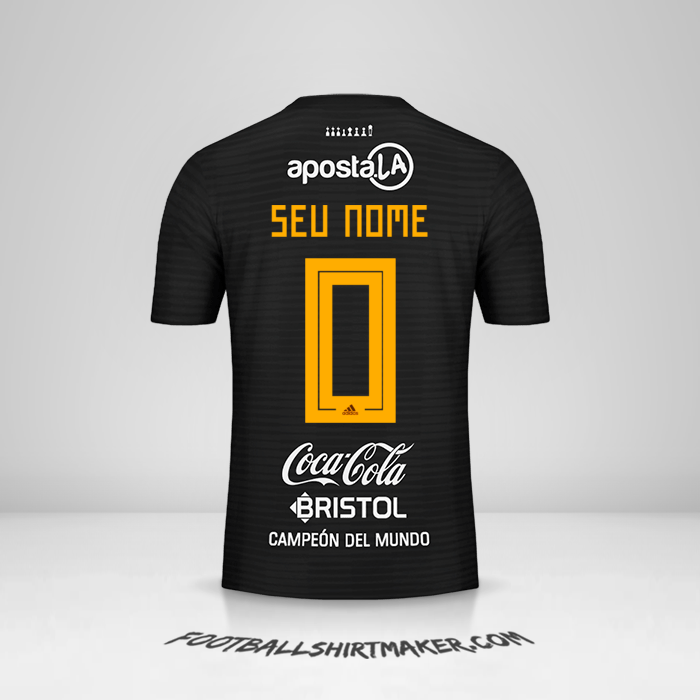 Camisa Club Olimpia Libertadores 2019 II -  seu nome - 0