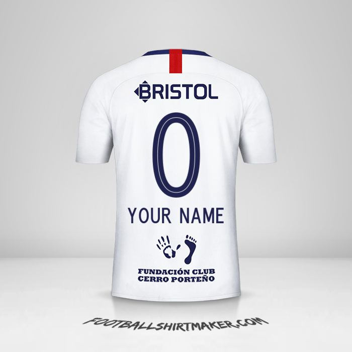 Shirt Club Cerro Porteño 2019 II -  your name - 0