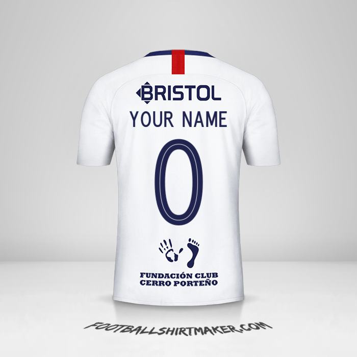 Jersey Club Cerro Porteño Libertadores 2019 II -  your name - 0