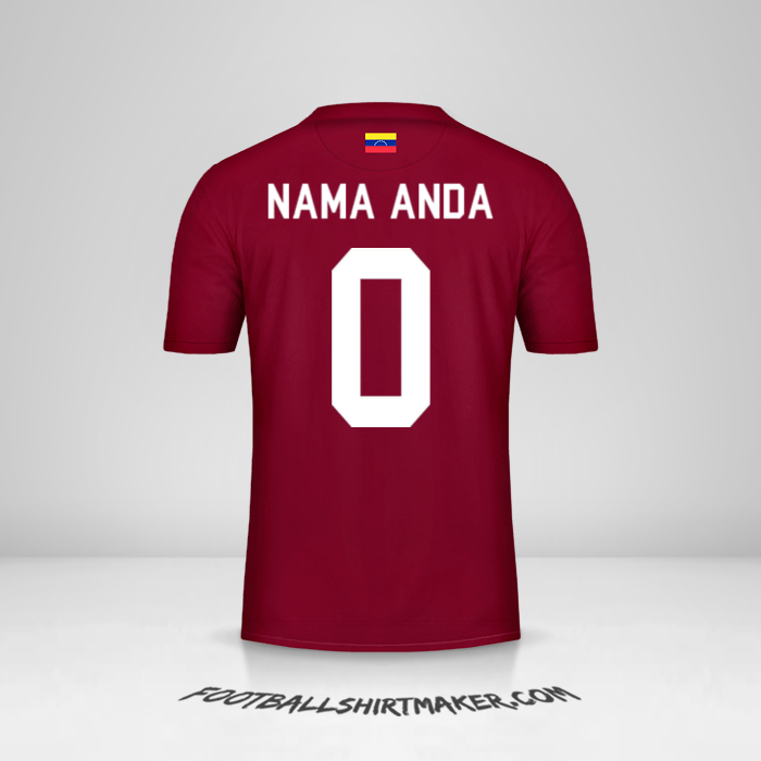 Jersey Venezuela 2019/2020 -  nama anda - 0