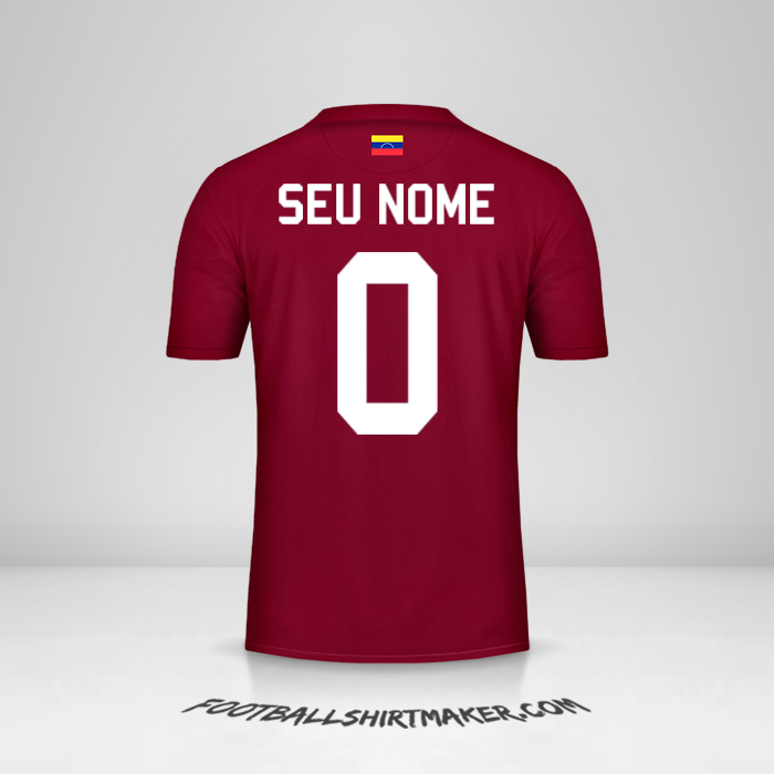 Camisa Venezuela 2019/2020 -  seu nome - 0