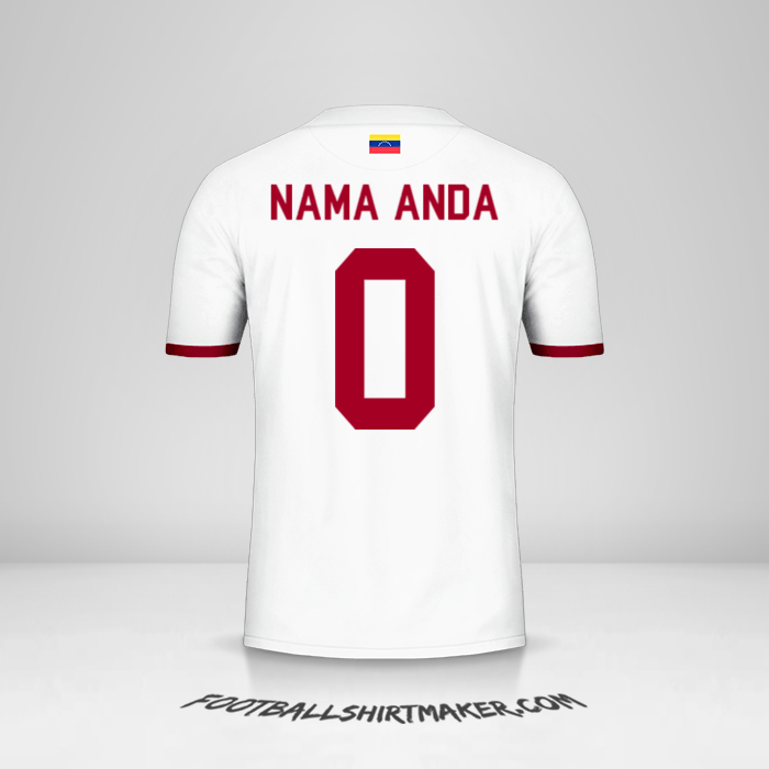 Jersey Venezuela 2019/2021 II -  nama anda - 0