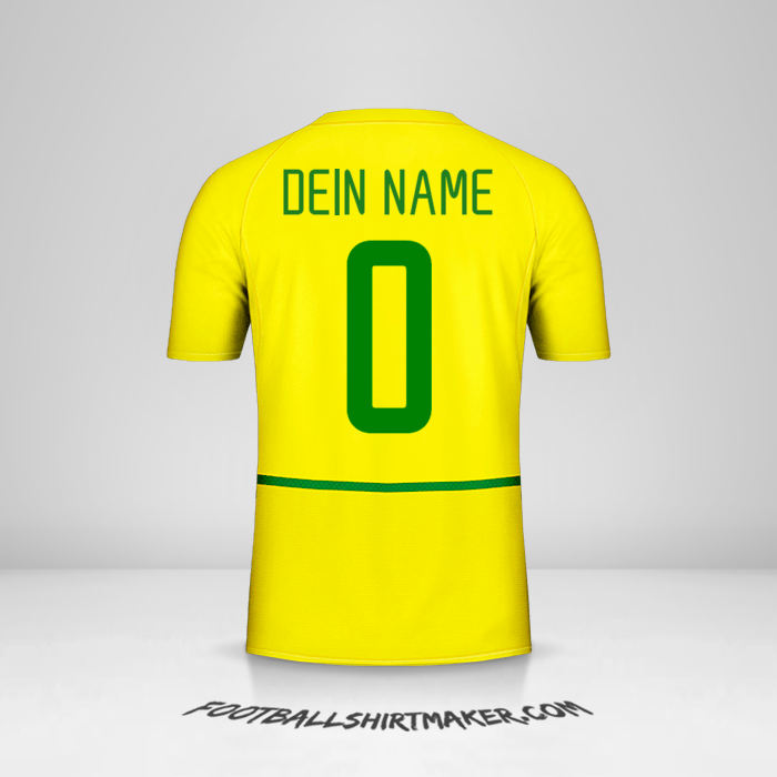 Trikot Brasilien 2002/04 -  dein name - 0