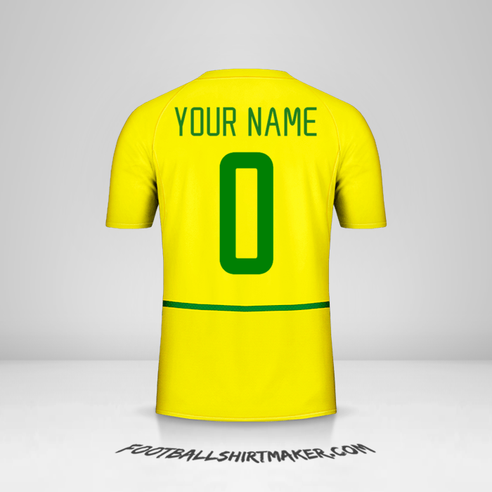 Shirt Brazil 2002/04 -  your name - 0