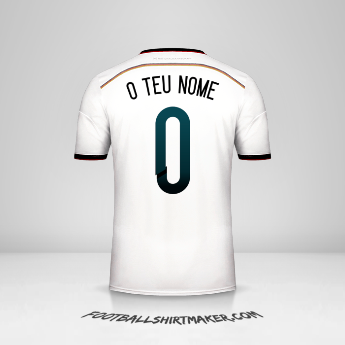 Camisola Alemanha 2014 -  o teu nome - 0