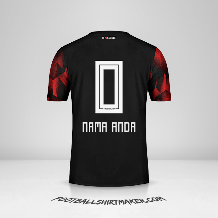 Jersey River Plate 2019 III -  nama anda - 0