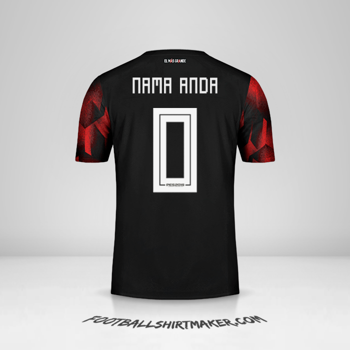 Jersey River Plate 2019 III Copas -  nama anda - 0