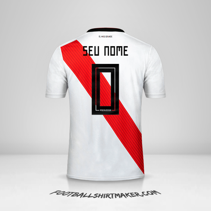 Camisa River Plate 2019 Copas -  seu nome - 0