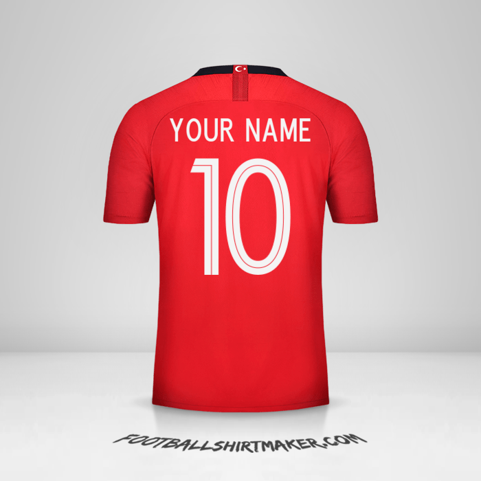 Turkey 2018/19 jersey number 10 your name