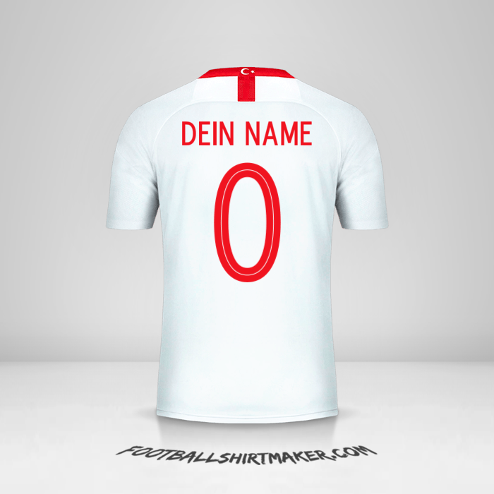 Trikot Türkei 2018/19 II -  dein name - 0