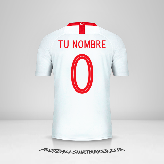 Jersey Turquia 2018/19 II -  tu nombre - 0