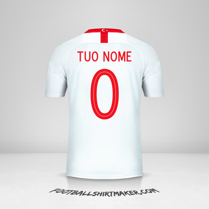 Maglia Turchia 2018/19 II -  tuo nome - 0