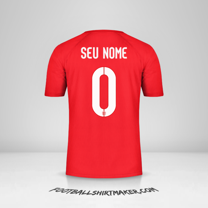 Camisa Inglaterra 2014/15 II -  seu nome - 0