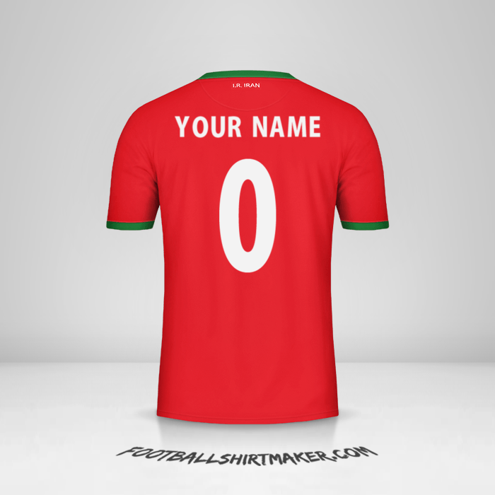 Shirt Iran 2014 II -  your name - 0