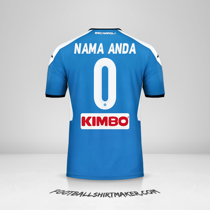 Jersey SSC Napoli 2019/20 -  nama anda - 0