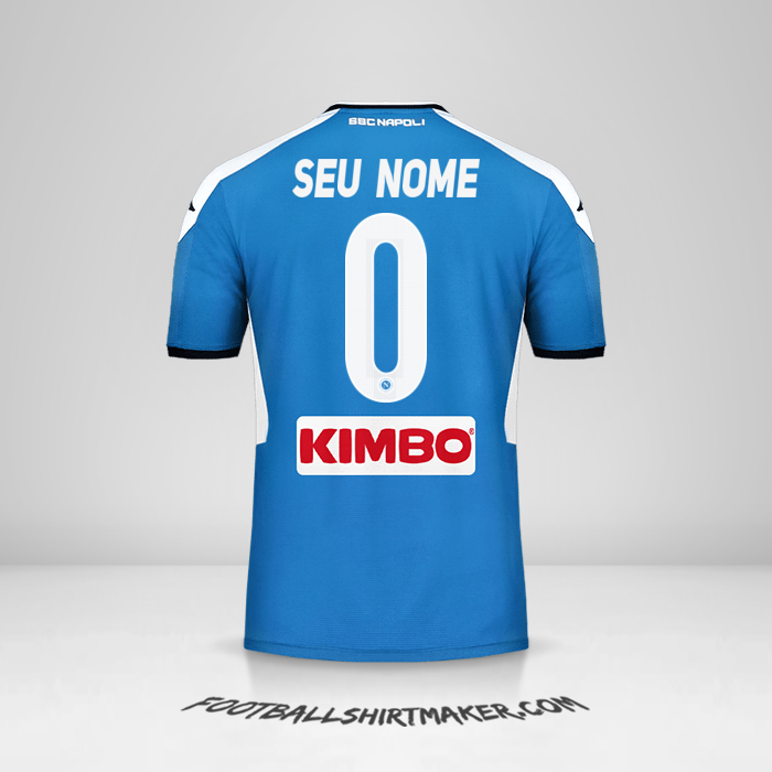 Camisa SSC Napoli 2019/20 -  seu nome - 0