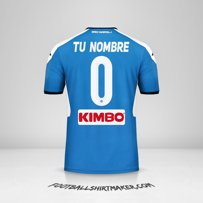 Camiseta SSC Napoli 2019/20 -  tu nombre - 0