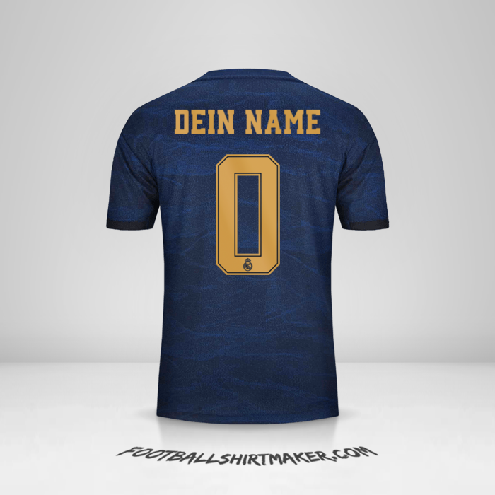 Trikot Real Madrid CF 2019/20 Cup II  -  dein name - 0