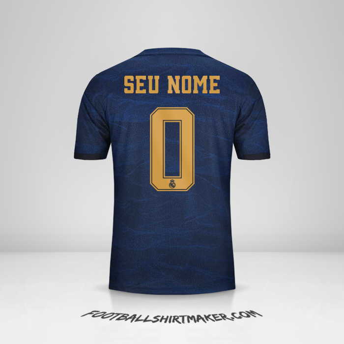 Camisa Real Madrid CF 2019/20 Cup II  -  seu nome - 0