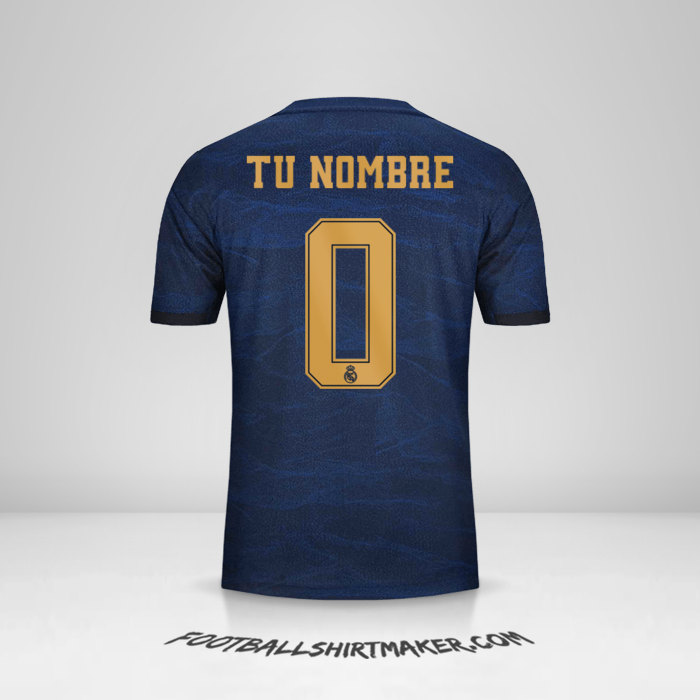 Camiseta Real Madrid CF 2019/20 Cup II  -  tu nombre - 0