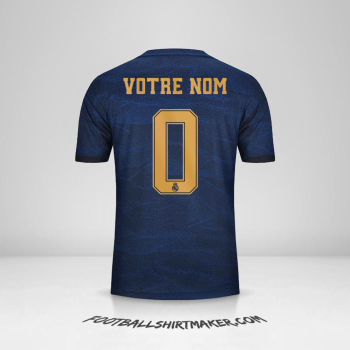 Maillot Real Madrid CF 2019/20 Cup II  -  votre nom - 0