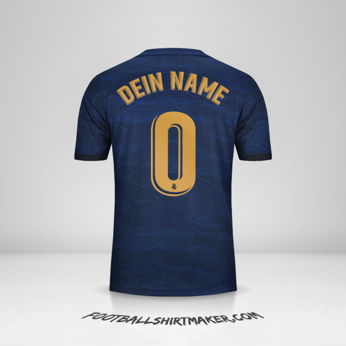 Trikot Real Madrid CF 2019/20 II -  dein name - 0