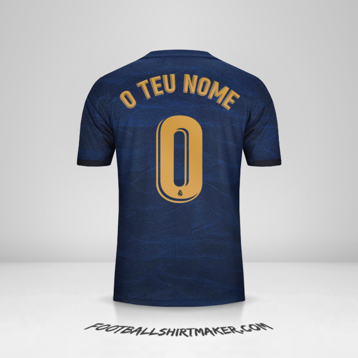 Camisola Real Madrid CF 2019/20 II -  o teu nome - 0