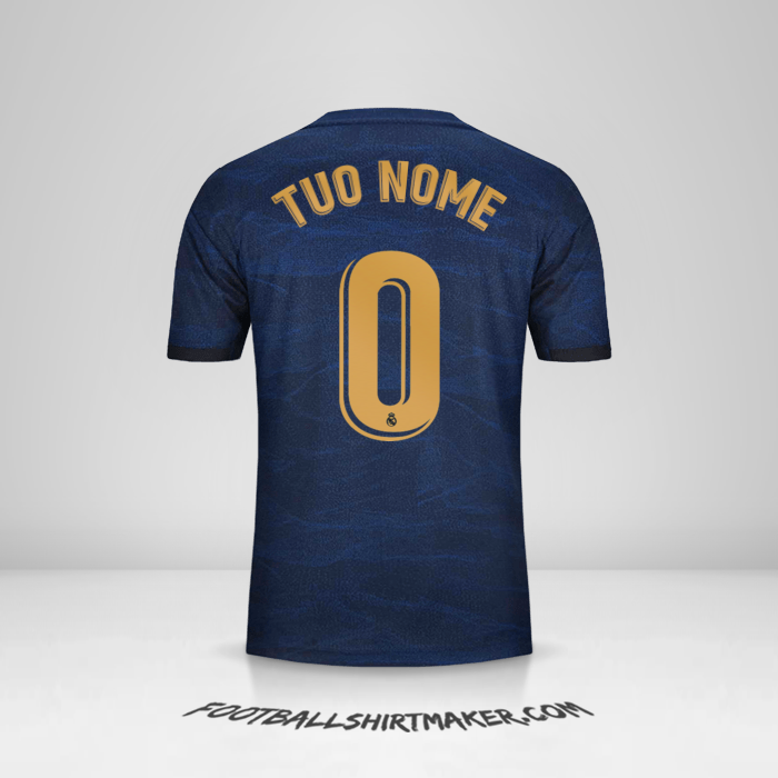 Maglia Real Madrid CF 2019/20 II -  tuo nome - 0