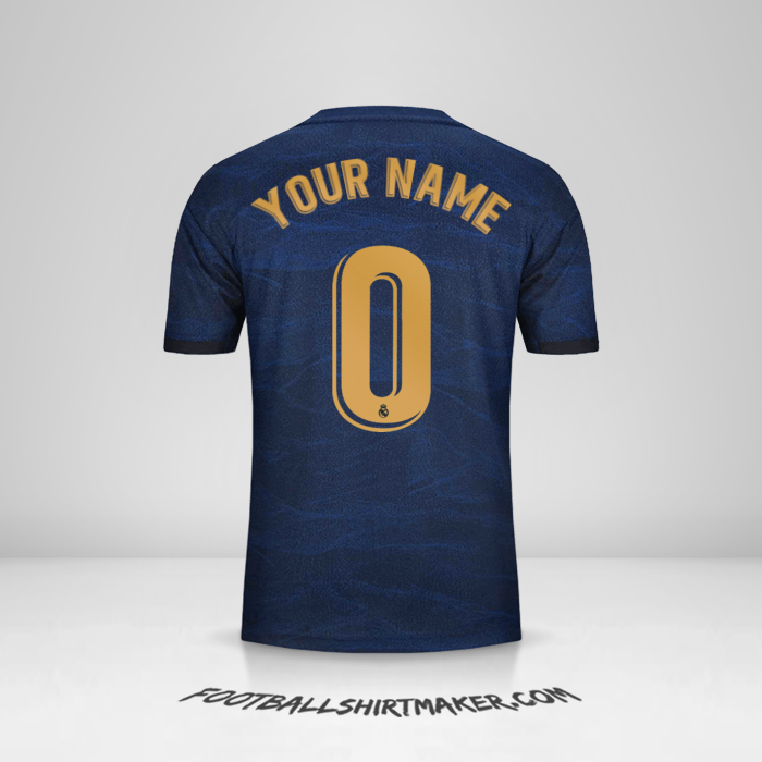 Shirt Real Madrid CF 2019/20 II -  your name - 0