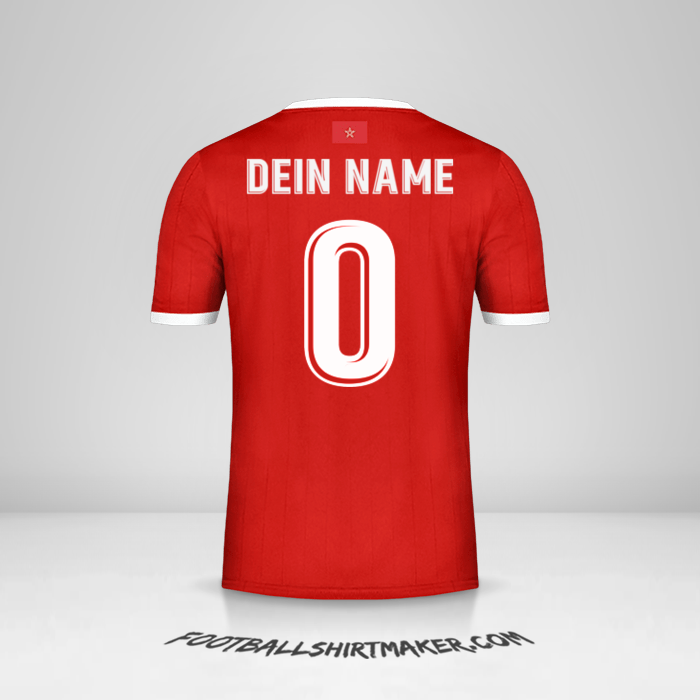 Trikot Marokko AFCON 2019 -  dein name - 0