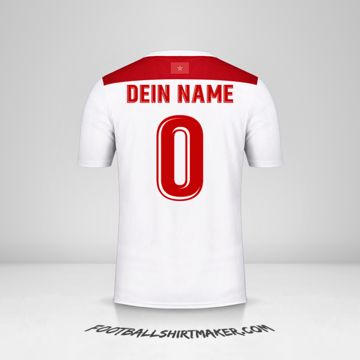 Trikot Marokko AFCON 2019 II -  dein name - 0