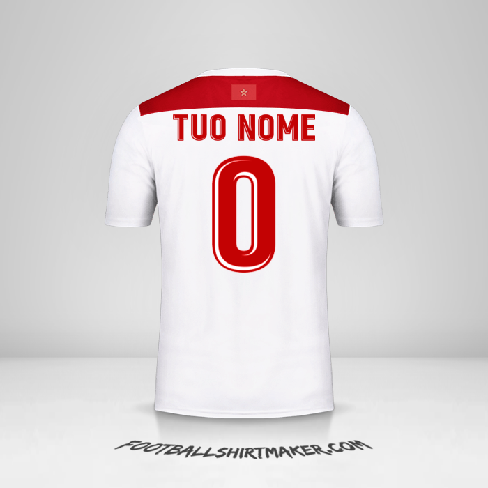 Maglia Marocco AFCON 2019 II -  tuo nome - 0