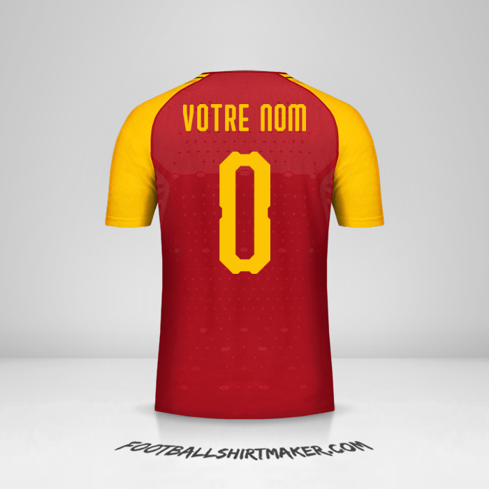 Maillot Ghana 2018/19 -  votre nom - 0