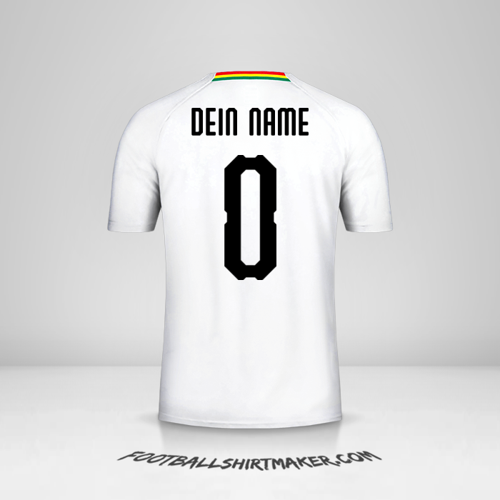 Trikot Ghana 2018/19 II -  dein name - 0