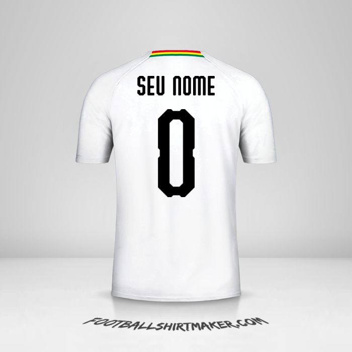 Camisa Gana 2018/19 II -  seu nome - 0